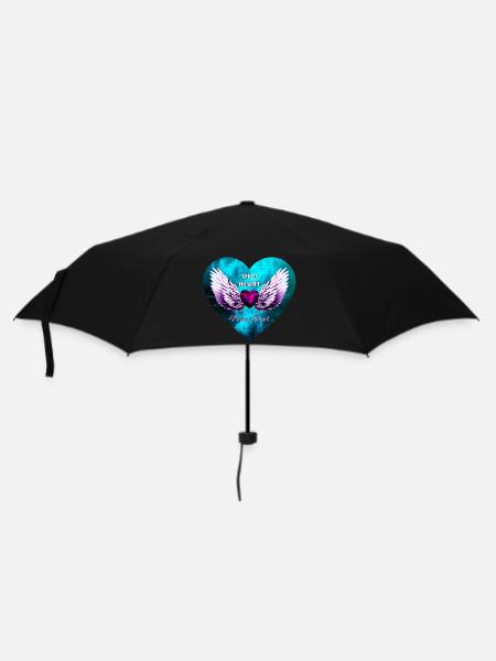 Wild Heart Wings Freie Seele - Regenschirm (klein) - Schwarz