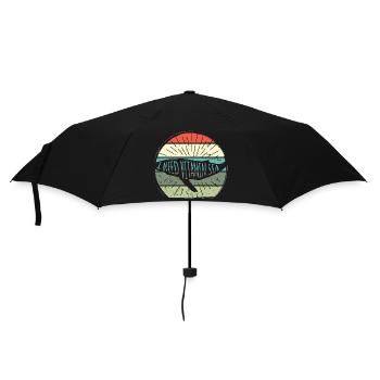 Vitamin Sea Retro Sun Badge - Umbrella (small) - black - Front