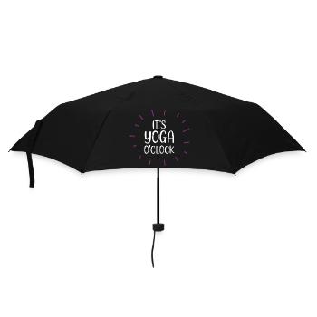 C’est Yoga O’clock - Parapluie standard - noir - Devant