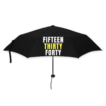 tennis, fan de tennis, balle de tennis - Parapluie standard - noir - Devant