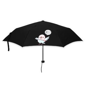 The Serene Bird - Umbrella (small) - black - Front