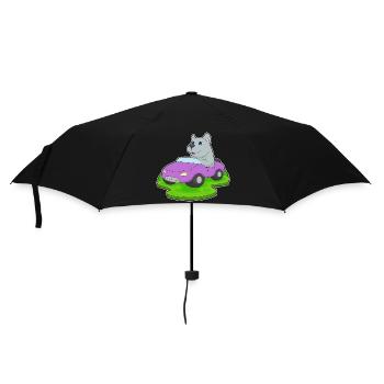 Dog Car - Umbrella (small) - black - Front