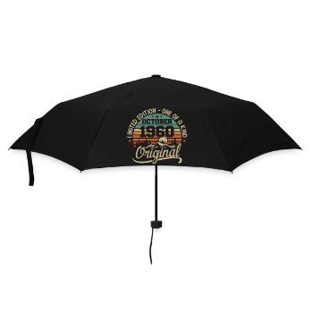 October 1960 - Legends Were Born In October 1960 - Umbrella (small) - black - Front