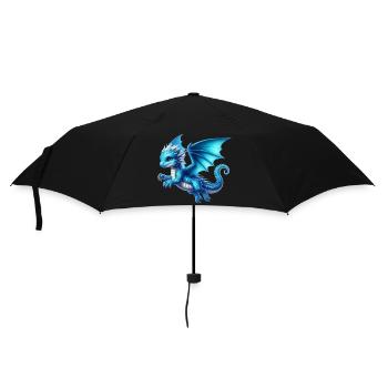 Dragon - Umbrella (small) - black - Front