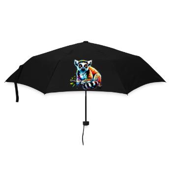 Lémurien - Parapluie standard - noir - Devant