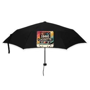 Retro 1975 Vintage 1960's - 1960's Birthday Gift - Umbrella (small) - black - Front
