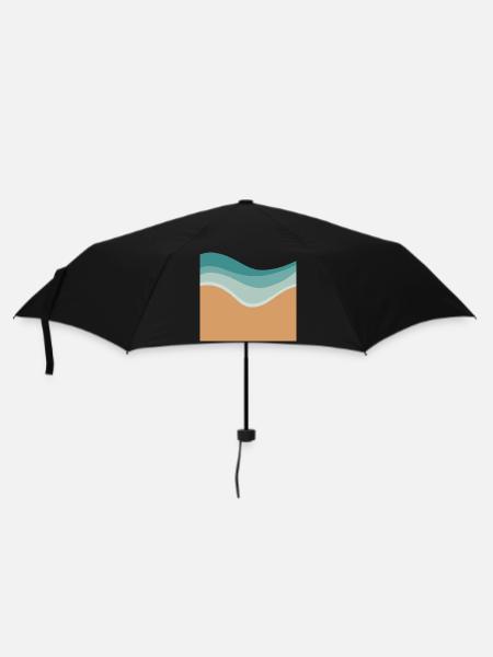 Minimal beach - Umbrella (small) - black