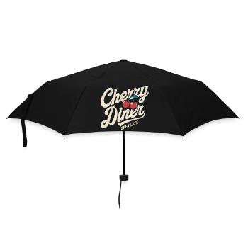 Retro Diner - Regenschirm (klein) - Schwarz - Vorne