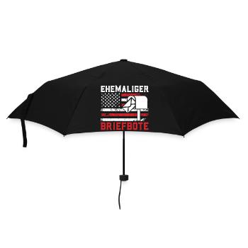 Retirement FORMER POSTMAN USA Funny - Umbrella (small) - black - Front