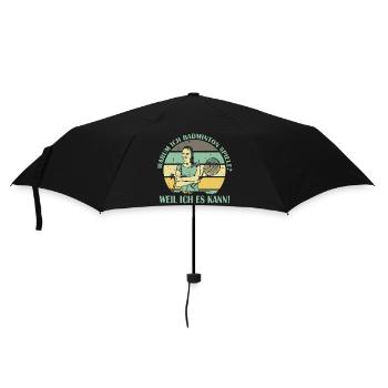 Joueur de badminton offre des tenues de badminton - Parapluie standard - noir - Devant