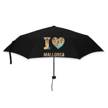 Majorque – Architecture méditerranéenne - Parapluie standard - noir - Devant