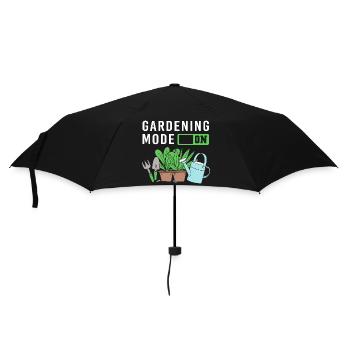 Cadeau de compost de vers - Parapluie standard - noir - Devant