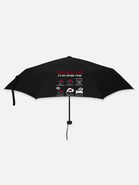 Things I Do In My Spare Time - Umbrella (small) - black