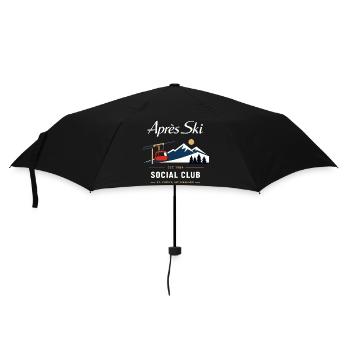 Après Ski Vintage Rétro Cadeau des années 90 - Parapluie standard - noir - Devant