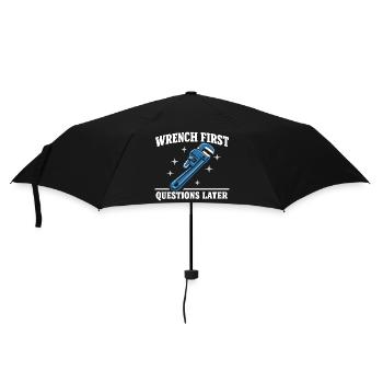 Pfeifenflüsterer, Klempnerhandwerk, Humor-geschenk - Regenschirm (klein) - Schwarz - Vorne