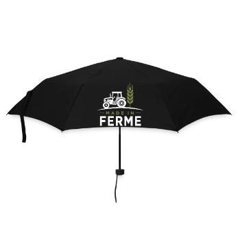 Made in Farm Humor Farming, Tractor, Wheat - Umbrella (small) - black - Front