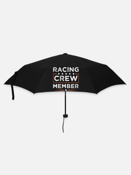 Racing Crew - Regenschirm (klein) - Schwarz
