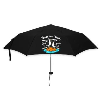 Mom Mom Mom - Lustige Möwen Kinder - Regenschirm (klein) - Schwarz - Vorne