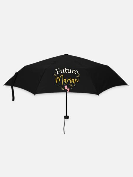 Mom-to-be Announcement Pregnancy Girl - Umbrella (small) - black