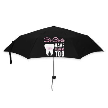 Dental Hygienist Dental Dentist - Umbrella (small) - black - Front
