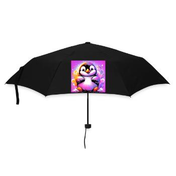 penguin - Umbrella (small) - black - Front