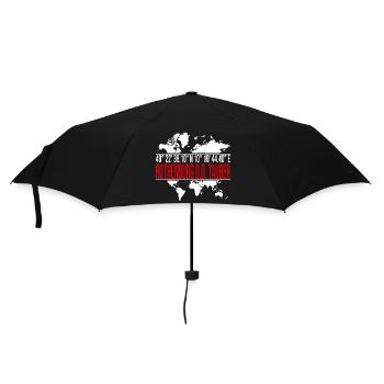 Rothenburg ob der Tauber - Regenschirm (klein) - Schwarz - Vorne
