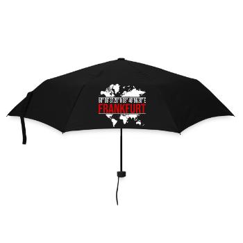 Frankfurt - Regenschirm (klein) - Schwarz - Vorne