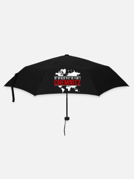 Chemnitz - Regenschirm (klein) - Schwarz