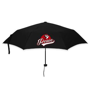 Peace - Umbrella (small) - black - Front