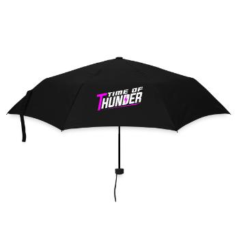 PUISSANCE ROSE - Parapluie standard - noir - Devant