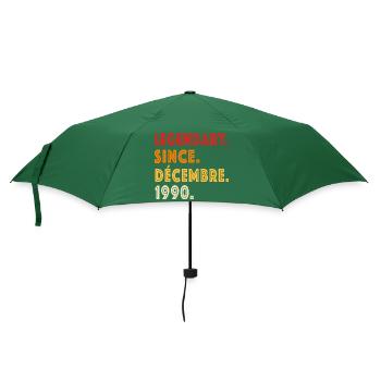 Décembre 1990 - Anniversaire en décembre - Parapluie standard - vert bouteille - Devant