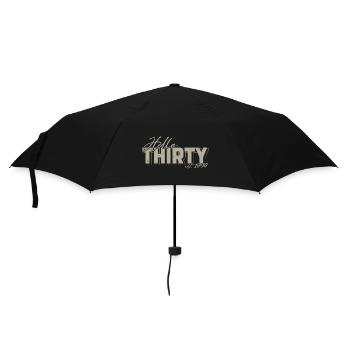 Hallo 30! 30.Geburtstag Jahrgang 1994 Geschenkidee - Regenschirm (klein) - Schwarz - Vorne