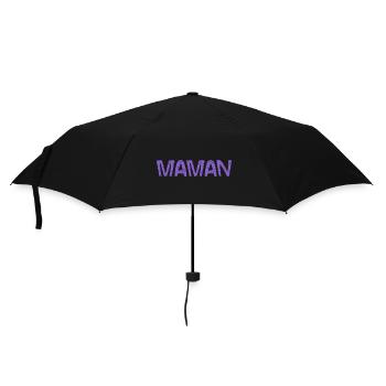FÊTE DES MÈRES. BONNE FÊTE MAMAN. MAMAN. JE T'AIME - Parapluie standard - noir - Devant