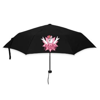Malle Outfit Einhorn - Regenschirm (klein) - Schwarz - Vorne