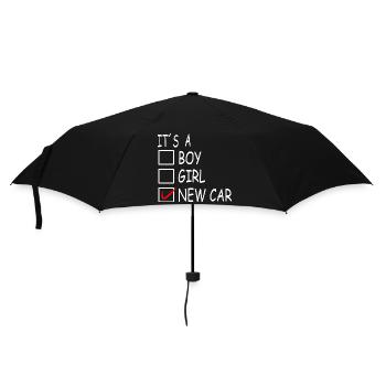 Neues Auto - Regenschirm (klein) - Schwarz - Vorne