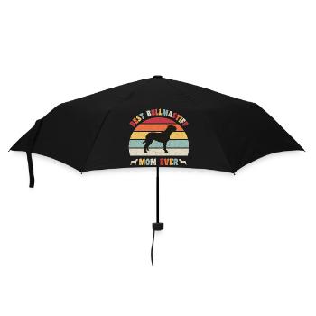 Meilleure maman Bullmastiff jamais amateurs de chiens vintage rétro - Parapluie standard - noir - Devant