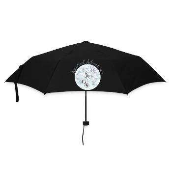 Nautical Adventures - Sailing Cruising Apparel - Regenschirm (klein) - Schwarz - Vorne