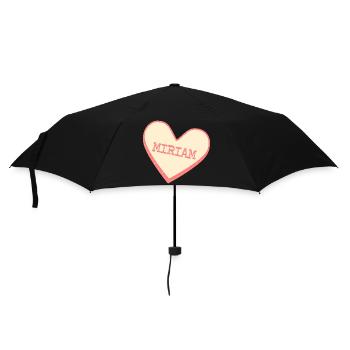 Miriam - Regenschirm (klein) - Schwarz - Vorne