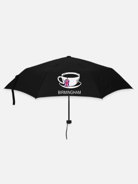 Birmingham Tea Cup UK Flag Teabag - Umbrella (small) - black