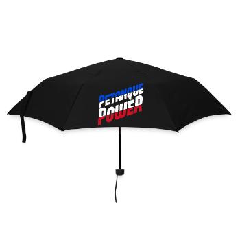 Petanque Power Boule Boccia Player - Umbrella (small) - black - Front