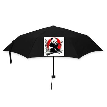 Panda - Umbrella (small) - black - Front