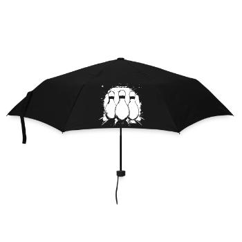 Dessin de bowling - Parapluie standard - noir - Devant
