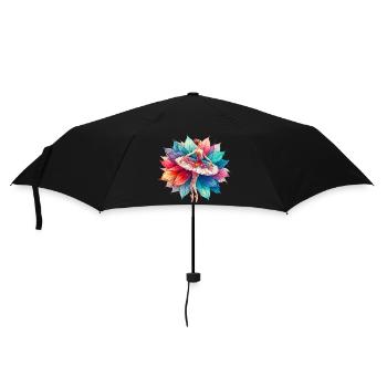 Danseuse de ballet avec tutu - Parapluie standard - noir - Devant