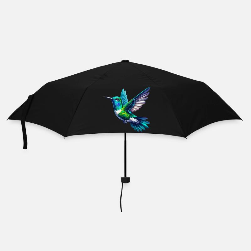 Kolibri - Regenschirm (klein) - Schwarz