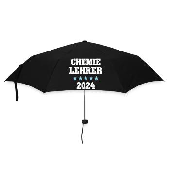 Chemie Lehrer Studium Chemielehrer 2024 Lehramt - Regenschirm (klein) - Schwarz - Vorne