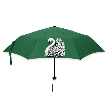 Swan - Umbrella (small) - bottlegreen - Front