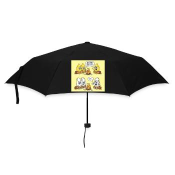 Popcorn Gag – Campfire Fun Gone Wrong - Umbrella (small) - black - Front