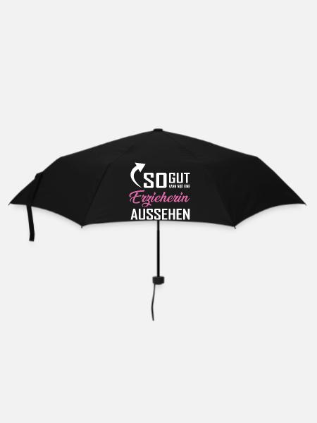 So gut kann nur eine Erzieherin aussehen - Regenschirm (klein) - Schwarz