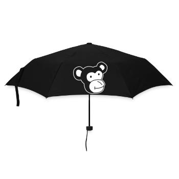 Cute Monkey – Jungle & Animal Lover Design - Umbrella (small) - black - Front