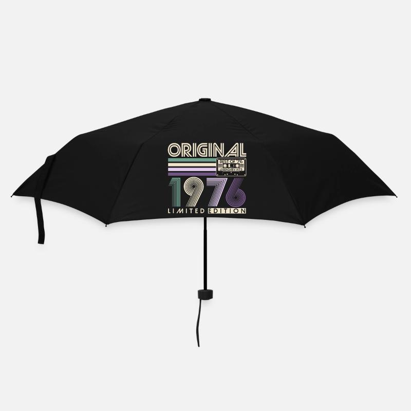 Original 1976 Vintage 50e anniversaire cadeau - Parapluie standard - noir